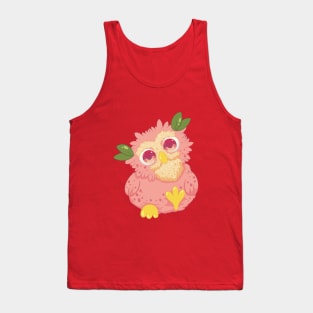 little peach owl- for Men or Women Kids Boys Girls love owl Tank Top